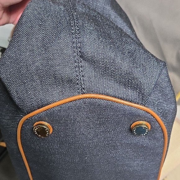 *SALE PRICE Michael Kors Denim Tote Bag NWOT - Picture 4 of 12